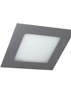 AKCE - Zápustné svítidlo DISC hranaté šedé LED 8W 3000K 120x120mm hranaté - KOHL-Lighting Pouze Dnes