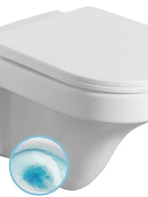 Oblíbený Aqualine DENICA závěsná WC mísa, Vortex Rimless, 36x52cm, bílá PS8512