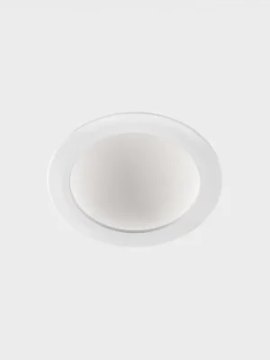 Akce DISC TINA DEEP zapuštěné svítidlo s rámečkem bílá 8 W 3000K PUSH - KOHL-Lighting