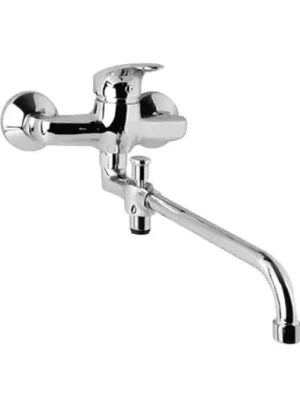 Zlevněný Nástěnná baterie do byt. jádra, Sonáta, 150 mm, s trubkovým ramínkem 330 mm, bez příslušentví, chrom