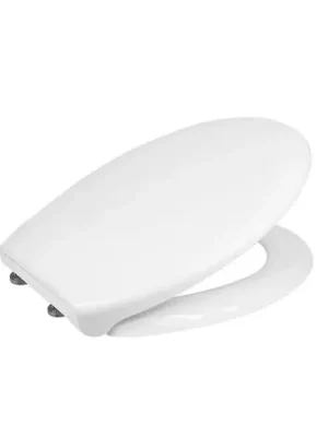 Značkový Samozavírací WC sedátko, duroplast, bílé, s odnímatelnými panty CLICK