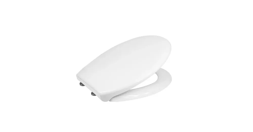 Značkový Samozavírací WC sedátko, duroplast, bílé, s odnímatelnými panty CLICK