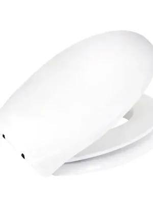 Zlevněný Samozavírací BABY WC sedátko, duroplast, bílé, s odnímatelnou dětskou vložkou a panty