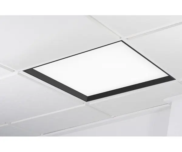Značkový WINNER LED panel černá 6000K nebe PUSH 37W čtverec - KOHL-Lighting