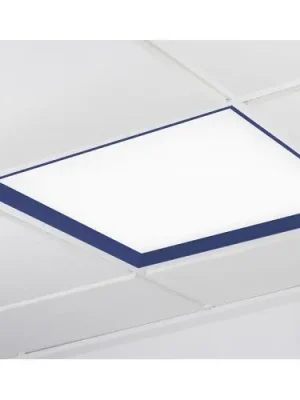 Akce WINNER LED panel modrá 6000K opál PUSH 37W čtverec - KOHL-Lighting