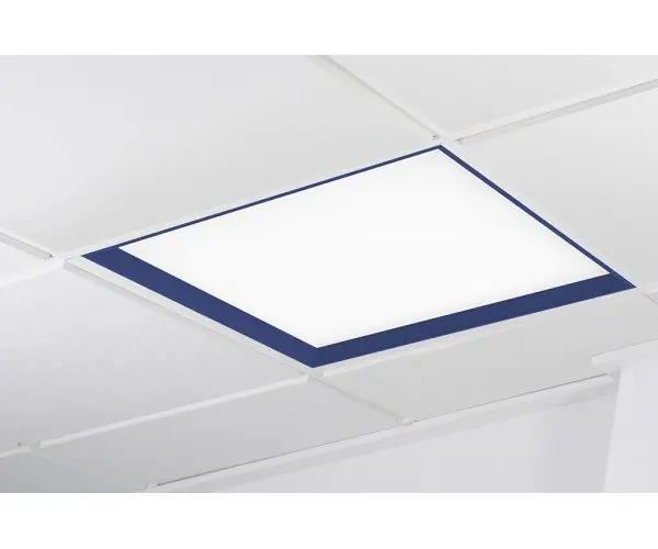 Akce WINNER LED panel modrá 6000K opál PUSH 37W čtverec - KOHL-Lighting