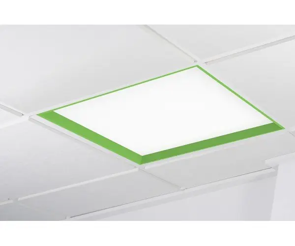 Značkový WINNER LED panel zelená 4000K opál nestmívatelné 37W čtverec - KOHL-Lighting