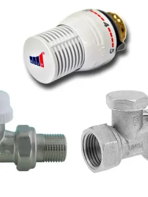 Nejlepší Volba 1/2" Přímá sada připojení radiátoru s termostatickou hlavicí SENSO