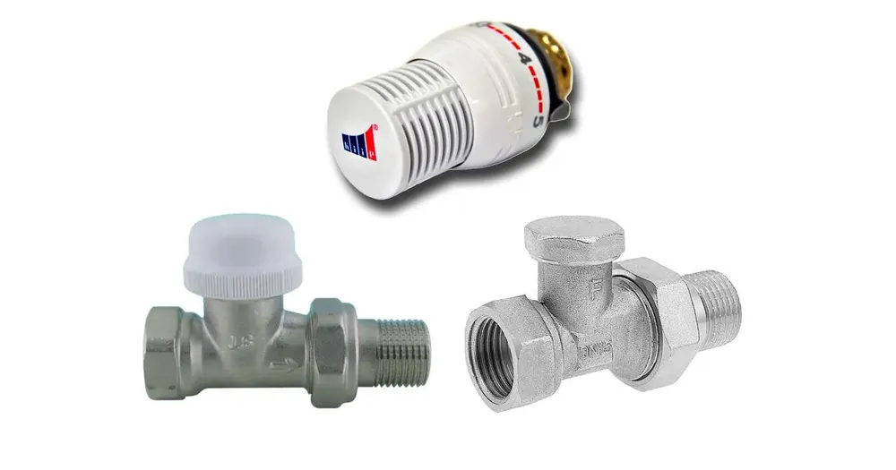 Nejlepší Volba 1/2" Přímá sada připojení radiátoru s termostatickou hlavicí SENSO