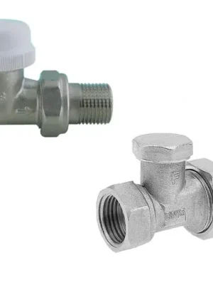 1/2" Přímá sada připojení radiátoru bez termostatické hlavice Rychlé Dodání