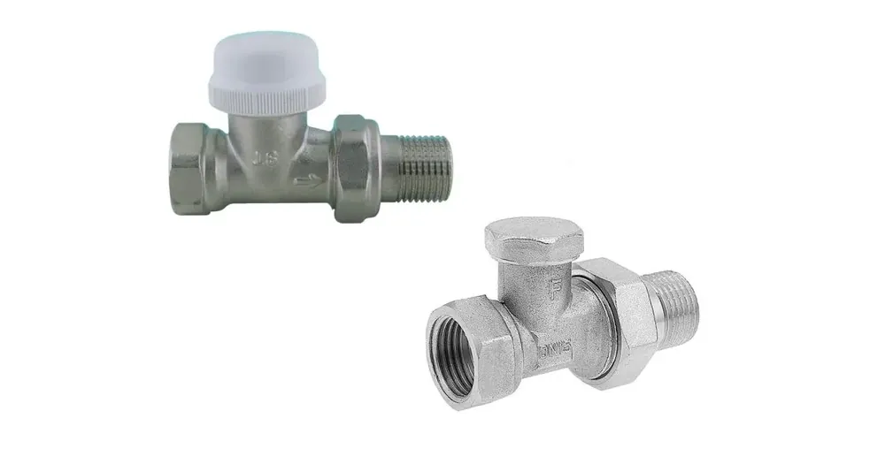 1/2" Přímá sada připojení radiátoru bez termostatické hlavice Rychlé Dodání