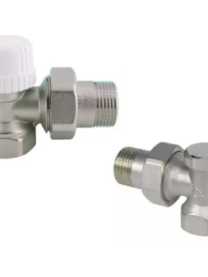 1/2" Rohová sada připojení radiátoru bez termostatické hlavice Sleva