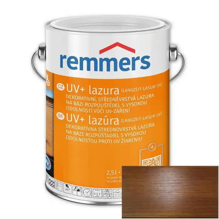 REMMERS UV+ LAZURA OŘECH 5,0L Přímo Od Výrobce