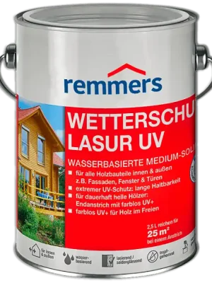 Doprava Zdarma REMMERS WETTERSCHUTZ-UV LAZURA 5L BEZBARVÝ