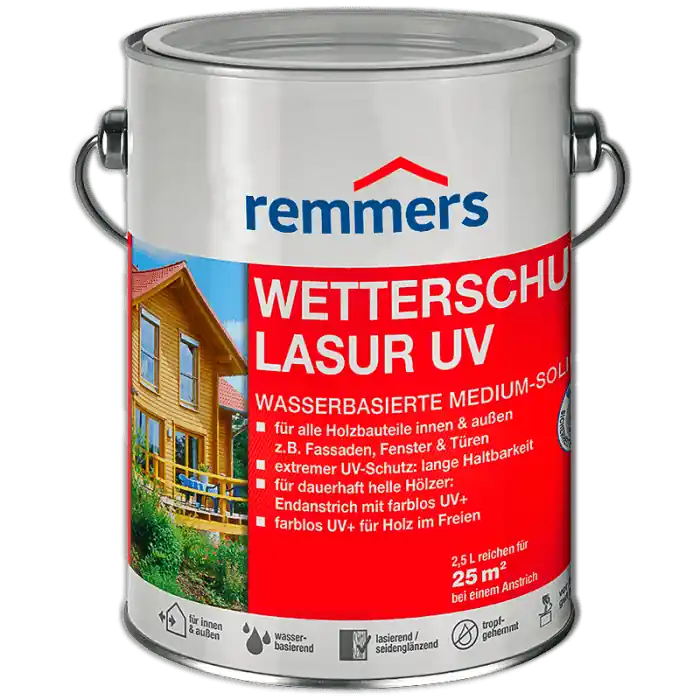 Doprava Zdarma REMMERS WETTERSCHUTZ-UV LAZURA 5L BEZBARVÝ