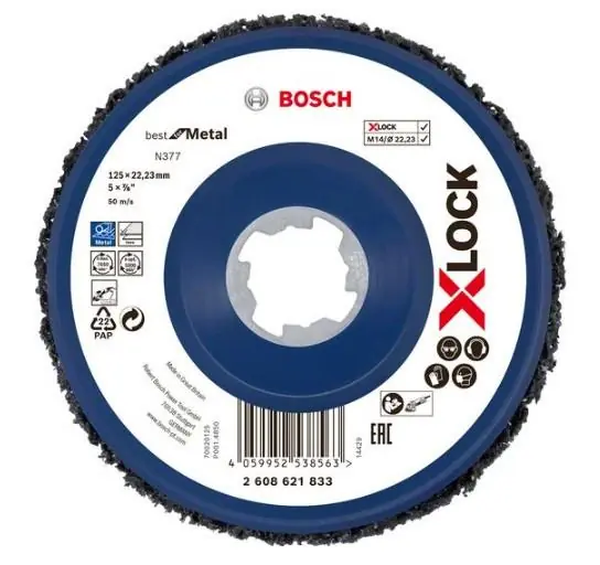 Oblíbený Bosch 2608621833 X-LOCK čisticí kotouč N377 Metal 125 mm, 22,23 mm