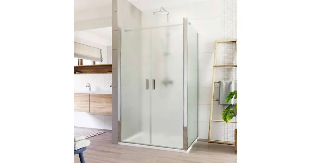 Akce LIMA Sprchový kout, bdélník, 100x80x190 cm, chrom ALU, sklo Point