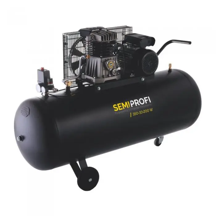 Značkový Schneider SemiProfi 350-10-200 W Mobilní pístový kompresor