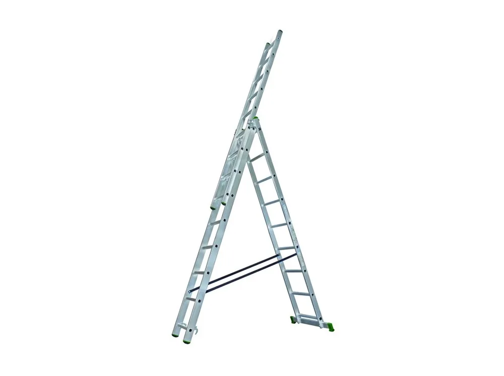 Novinka PROTECO 10.66-3-09-KR žebřík trojdílný univerzální 3x9 250/390/530 cm