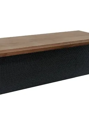 Koupelnová skříňka s krycí deskou Naturel Monza 119x30x45 cm ořech mat/černá MONZA120BN Akční Cena