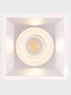 Akce NOON SQ zapuštěné svítidlo s rámečkem bílá 10 W 4000K 1-10V - KOHL-Lighting