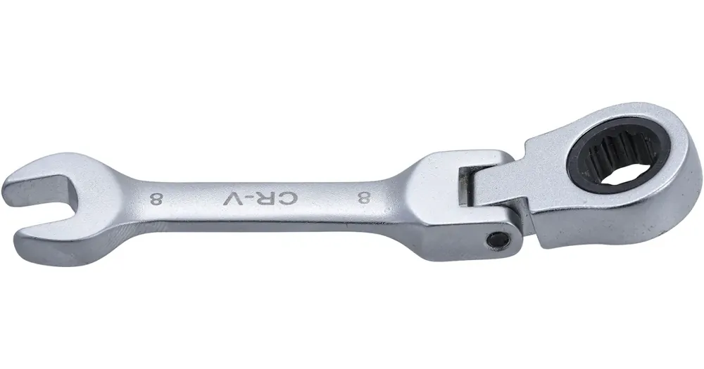 Zlevněný BGS Ráčnový očkoplochý klíč, krátký, kloubový, 8 mm