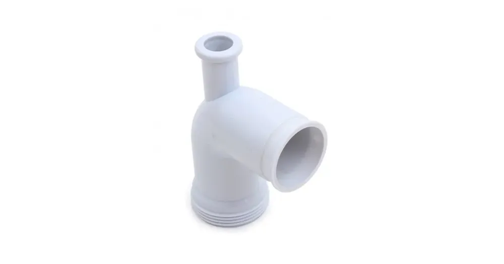 Akce Odpadní koleno závitové s přídavným vstupem - bílé