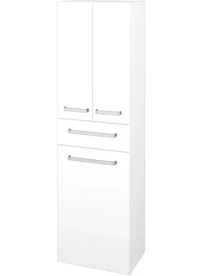 Must-Have Vysoká skříň s košem DOS SVD3ZK 50 - M01 Bílá mat / Úchytka T01 / M01 Bílá mat