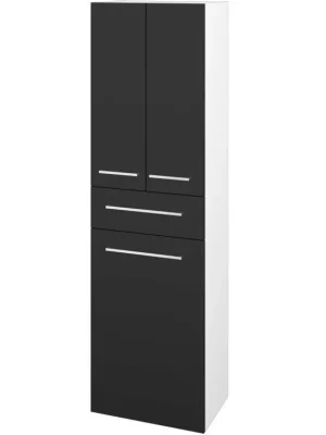 Vysoká skříň s košem DOS SVD3ZK 50 - N01 Bílá lesk / Úchytka T04 / N03 Graphite Nízká Cena