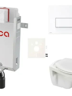 Akce WC závěsný set Alca k zazdění + WC S-Line Pro vč. sedátka SIKOAP7