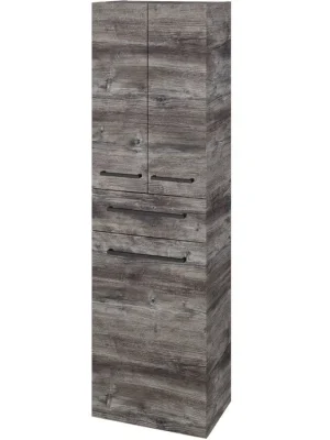 Zlevněný Vysoká skříň s košem DOS SVD3ZK 50 - D10 Borovice Jackson / Úchytka T06 / D10 Borovice Jackson