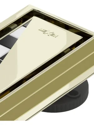 MEXEN - Flat M13 odtokový žlab 2v1 120, zlatý 1510120 Časově Omezené