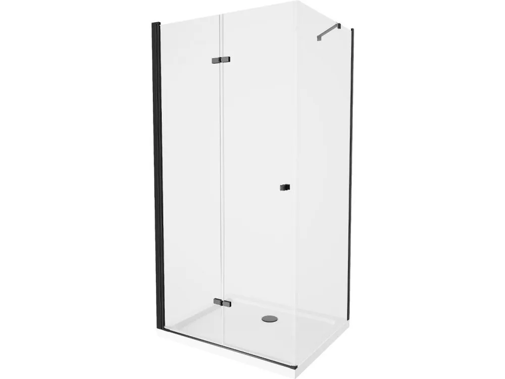 Objednat Nyní MEXEN/S - Lima sprchový kout 80x110, transparent, černá + bílá vanička se sifonem 856-080-110-70-00-4010B