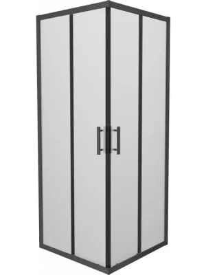 MEXEN - Rio sprchový kout čtverec 80 x 80, dekor, černá  860-080-080-70-30 Super Cena