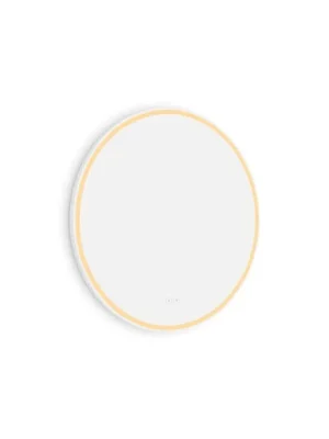 Bezpečná Platba Bílé kulaté LED zrcadlo pr. 600 se dvěma dotykovými senzory Nimco ZPB 28000RVX-05