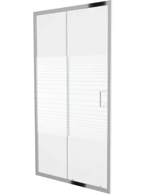 MEXEN - Apia posuvné sprchové dveře 135, pruhy, chrom 845-135-000-01-20 Hit Sezóny