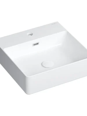 Nízká Cena OMNIRES - GARLAND umyvadlo na desku/závěstné, 42 x 43 cm bílá lesk /BP/ GARLAND420BP