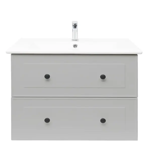 Značkový Koupelnová skříňka s umyvadlem Naturel Forli 100x53x46 cm šedá mat FORLI100GMU