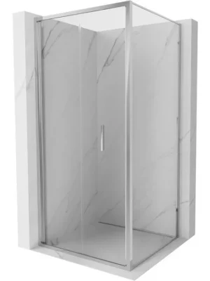 Výprodej MEXEN/S - Exo sprchový kout skládací dveře 100 x 100, transparent, chrom 816-100-100-01-00
