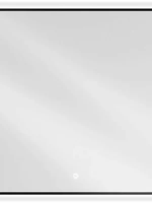 Ověřený MEXEN - Erma zrcadlo s osvětlením 100 x 80, LED 6000K, černý rám 9814-100-080-611-70