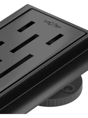 Vysoce Kvalitní MEXEN/S - Flat 360° M01 podlahový žlab otočný 60, černý 1720060-40