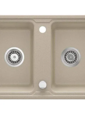 DEANTE - Zorba sandy - Granitový dřez, 2 - bowl ZQZ_7203 Nejprodávanější