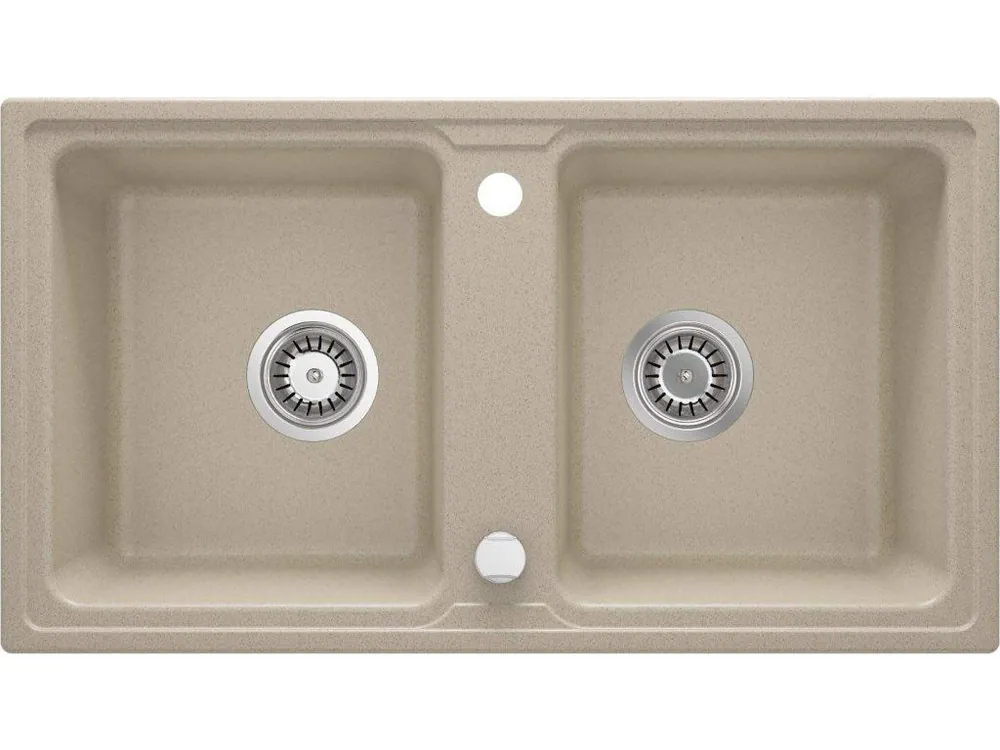 DEANTE - Zorba sandy - Granitový dřez, 2 - bowl ZQZ_7203 Nejprodávanější
