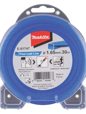 Zlevněný Makita E-01747 struna nylonová 1,65mm, modrá, 30m, speciální pro aku stroje