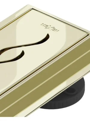 Nakupujte Hned MEXEN/S - Flat 360° M18 podlahový žlab otočný 80, zlatý 1523080-40