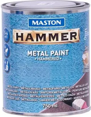 Akce Paint Hammer Hammered Red 2,5l nátěr na rezavé i nové kovové povrchy