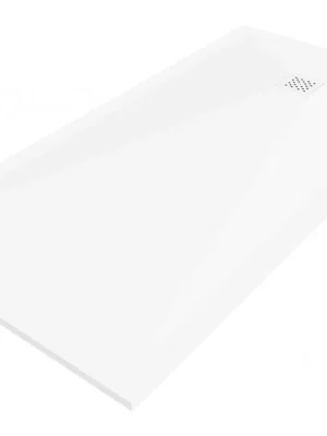 Omezená Nabídka MEXEN/S - Stone+ obdélníková sprchová vanička 160 x 100, bílá, mřížka bílá 44101016-W