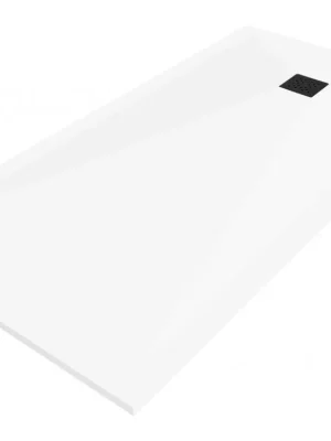 MEXEN/S - Stone+ obdélníková sprchová vanička 200 x 100, bílá, mřížka černá 44101020-B Ihned K Objednání