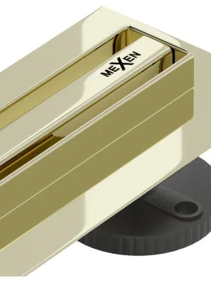 Speciální Cena MEXEN - Flat 360 Slim žlab otočný 100 cm zlato 1541100