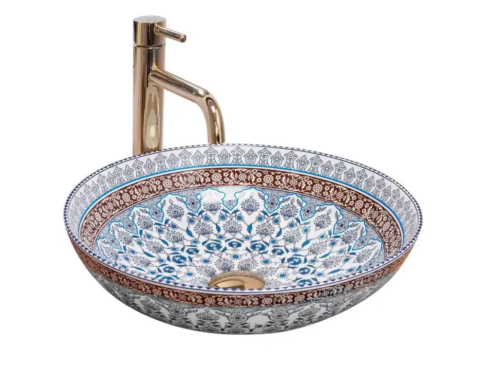 REA - Umyvadlo na desku Arte 40,5 modrá REA-U0267 Bezpečná Platba